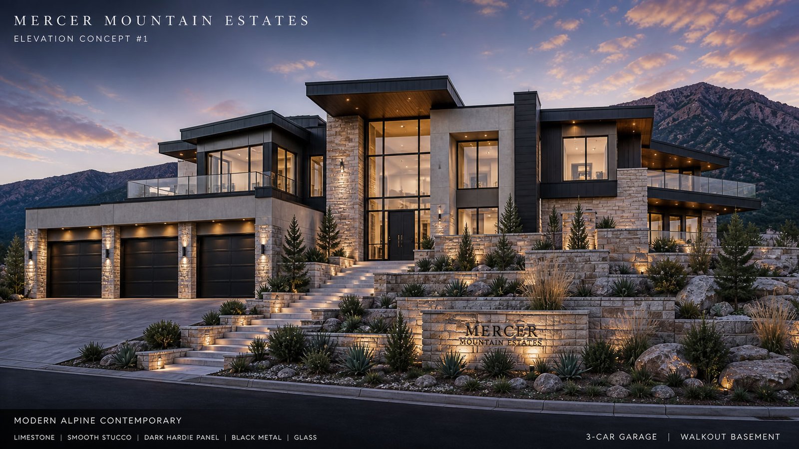 Custom Home Design at Mercer Mountain